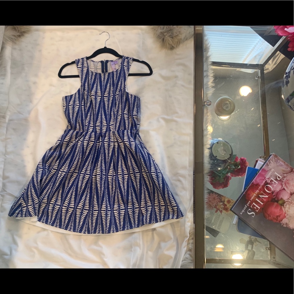 Flirty blue dress